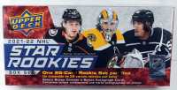 UPPER DECK ... 2021-22 NHL STAR ROOKIE SET ... CAUFIELD, SWAYMAN