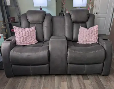 Like New Electric Reclining Sofa, View more