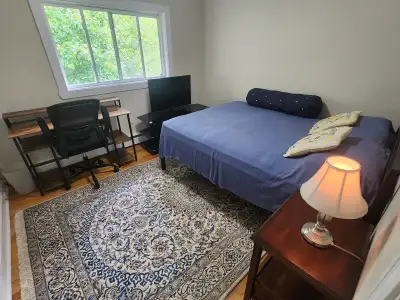 Garden view room for rent in a large split level home starting May 1. All inclusive for full time st...
