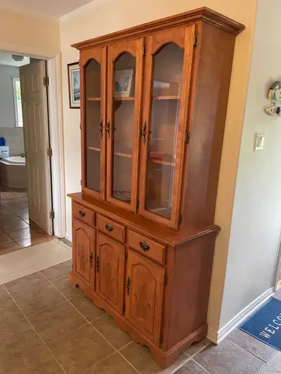 Very good condition solid maple asis where is