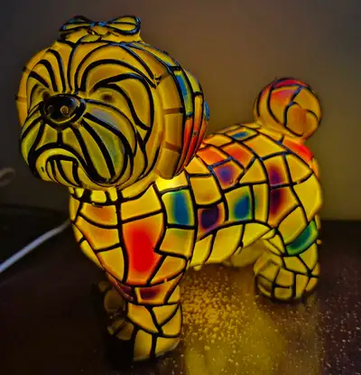 Shih Tzu Art Dog Lamp Night Light USB Powered, View more