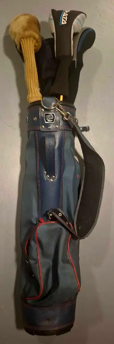 Cooper Golf Bag and 3 Ping Clubs and one Nike Dymo Driver, View more