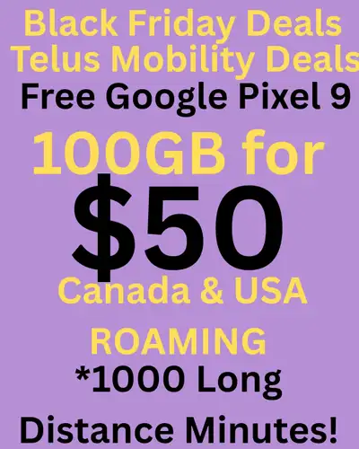 Telus Black Friday Mobility Deal!, View more