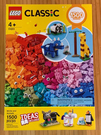 BRAND NEW! Lego Classic Blocks 11011 Bricks and Animals 1500 pcs