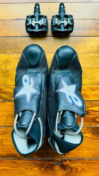 Pédales [Shimano] SPD M737 + Souliers [Alpinestars] Taille: [12], View more