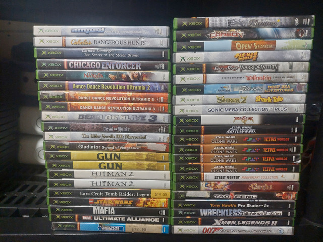 Xbox video games, all tested & work great$10ea, 3/$25, 10/$75 in Older Generation in Calgary