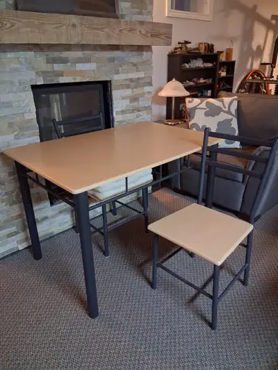 Table & 2 chairs, View more