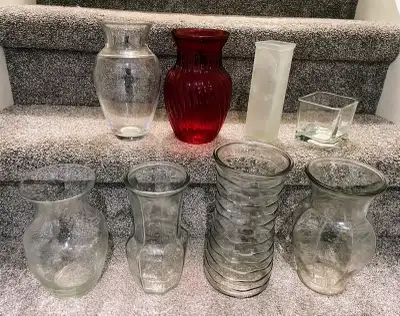 Assorted Glass Vases, View more