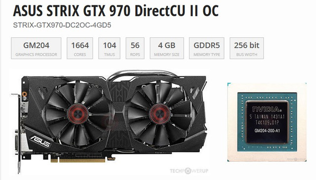 ASUS STRIX GTX 970 in System Components in Calgary - Image 4