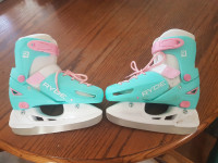 girls adjustable skates fit youth 12 to size 2