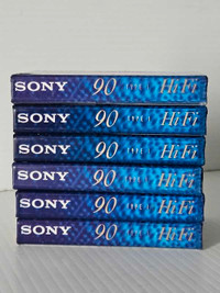 Sony HiFi  90-Min  Type 1 Normal Bais Audio Cassette $7 Each 