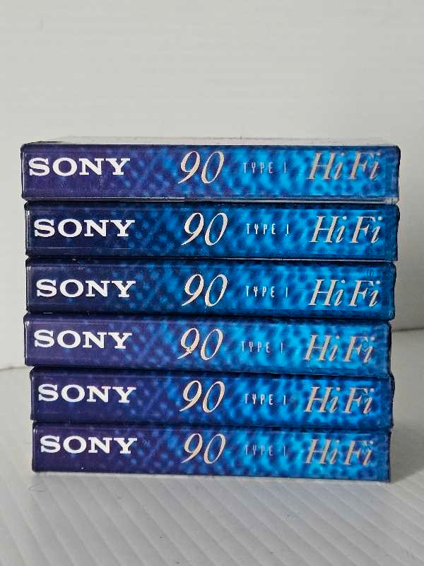 Sony HiFi  90-Min  Type 1 Normal Bais Audio Cassette $7 Each  dans Autre  à Ville de Montréal