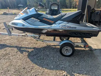 2008 Seadoo RXT255, 218 hours, supercharger was rebuilt at 200 hours. Triton LXT multipurpose all al...