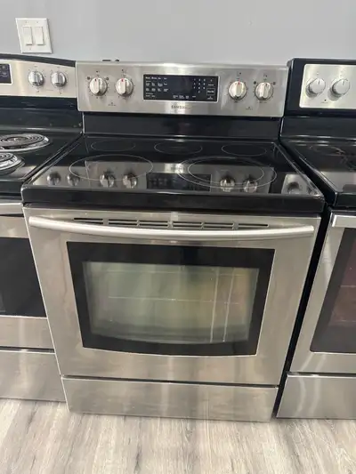 30 inch Samsung stainless steel glass top stove, View more