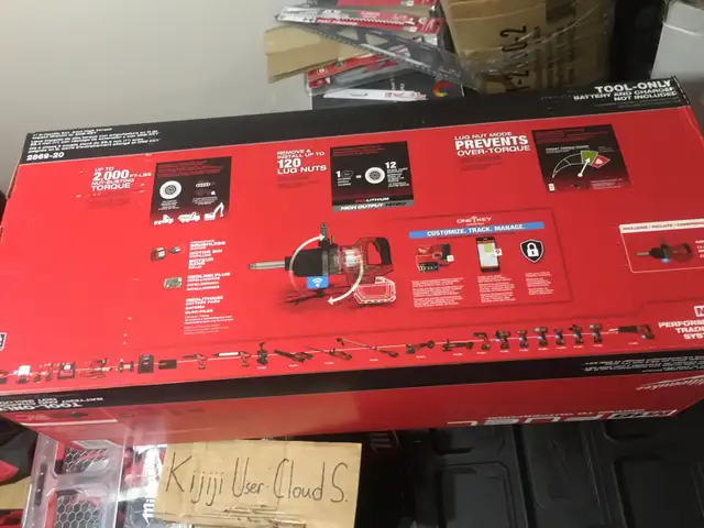 Milwaukee M18 1” impact wrench w/ 6” anvil ☘️☘️(TOOL ONLY)☘️☘️ in Power Tools in Markham / York Region - Image 4