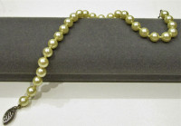 "PEARLS FROM MALLORCA" & STERLING SILVER CLASP BRACELET, BOXED
