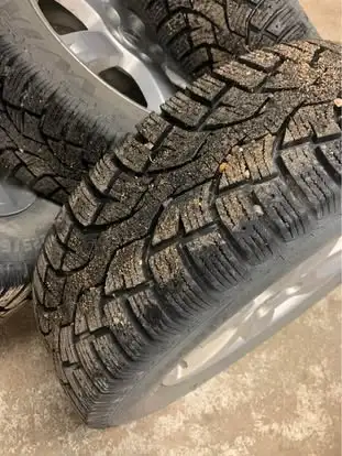 Tires were used for one season only.