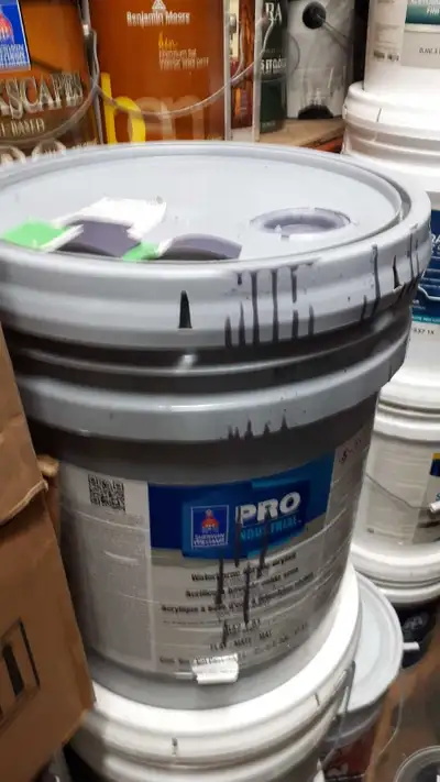 dryfall latex charcoal pail Sherwin Williams , View more