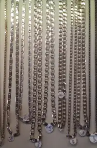 NEW .925 Silver Jewellery: Chains, Bracelets, Studs, Anklets...