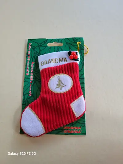 Grandmother Stocking Ornament, View more