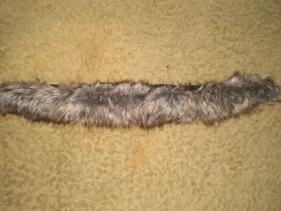 Fur Piece for jacket - snap on - 25"
