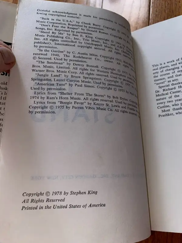 The Stand by Stephen King 1978, Hardcover Book Club 1st Edition in Fiction in St. Catharines - Image 10
