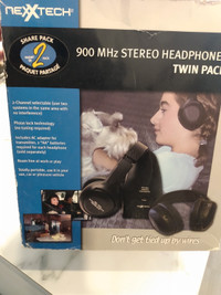 900 MHzstereo headphones (2 pack)