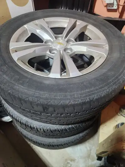I am selling a set of four all-season tires . The tires are used . Here are some additional details:...