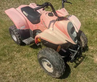 Good condition ATV. Only needs replacement battery. Can jump start. Jianshe - 5.6 kW, 7000 rpm