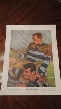Prudential Print, Lionel Conacher 1921 Grey Cup Victory