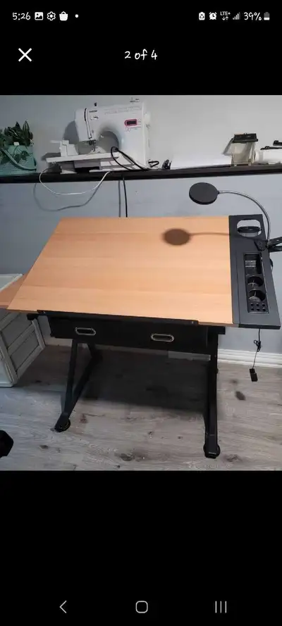 Art desk with tilting table , View more