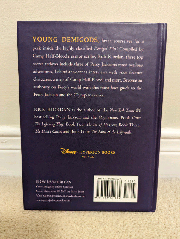 Percy Jackson & The Olympians - The Demigod Files in Children & Young Adult in Markham / York Region - Image 2