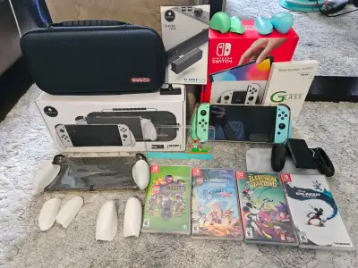 Nintendo Switch OLED BUNNDLE, View more
