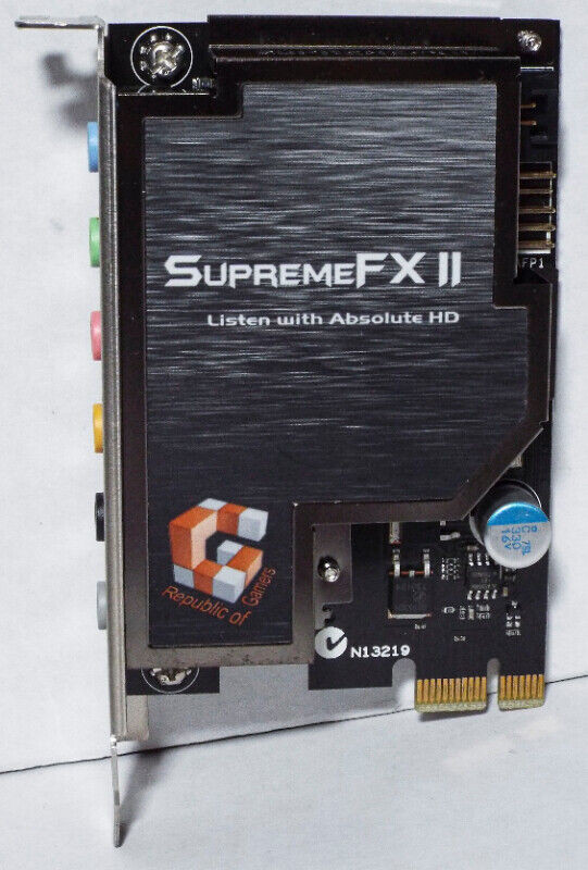 ASUS SupremeFX II Absolute HD PCI-Express x1 Sound Card in Other in Markham / York Region