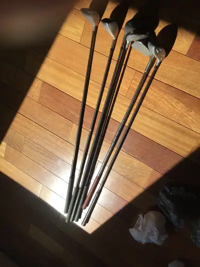 Golf clubs (woods) left-handed with graphite shafts $20 each, View more