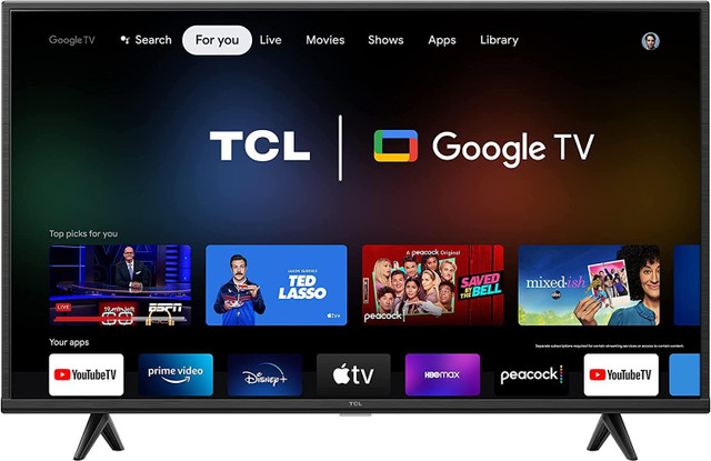TCL 43 Inch 43S446-CA 4K Google Smart TV with Voice Remote in TVs in Sarnia