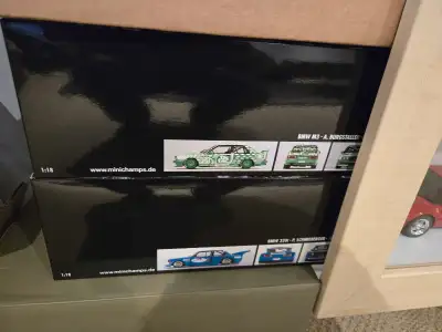 I am selling two new in box Minichamps BMW model cars. The first is a BMW M3 A Burgstaller and the s...