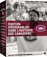 MATCHS MÉMORABLES DANS L'HISTOIRE DES CANADIENS (10 DVD)