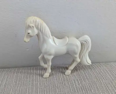Vintage White Horse Toy, View more