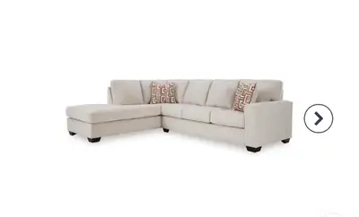 sectional with matching  ottoman, View more