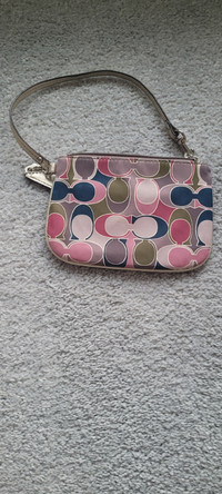 COACH Signature Patterned Wristlet ~ $50