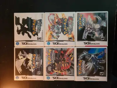 Pokémon DS Game Cases – High-Quality Reproductions ($15 Each), View more