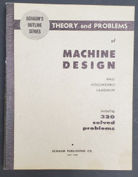 Schaum's Outline - Theory & Problems of Machine Design Textbook