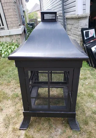 NEW OUTDOOR WOOD BURNING FIREPLACE! $300 O.B.O, View more