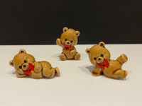 3 Capilano Vintage miniature bears