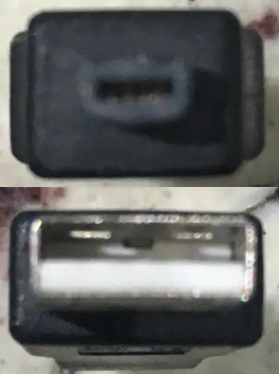 Male USB A to some weird USB connector Adapter, View more