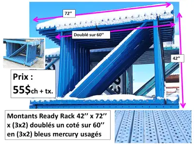 Montant ready rack 42 x 72''( racking d'entreposage) et autre, View more