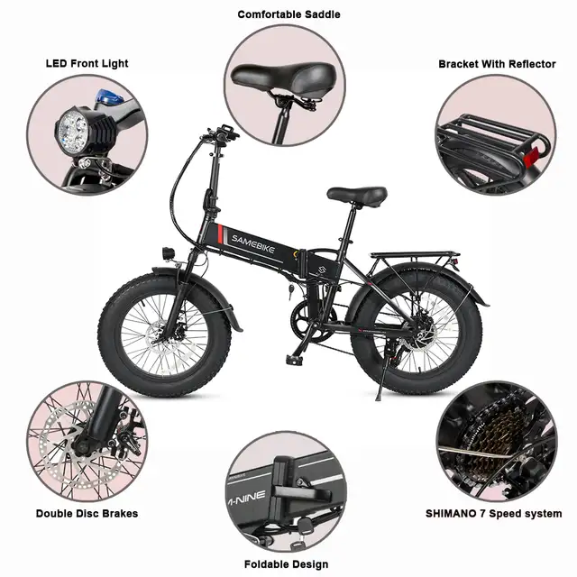 Brand new 20" Fat Tire Foldable E-Bike in eBike in Calgary - Image 11