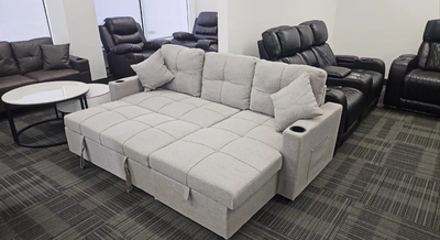 Sectional Pullout Couch Bed Set, View more