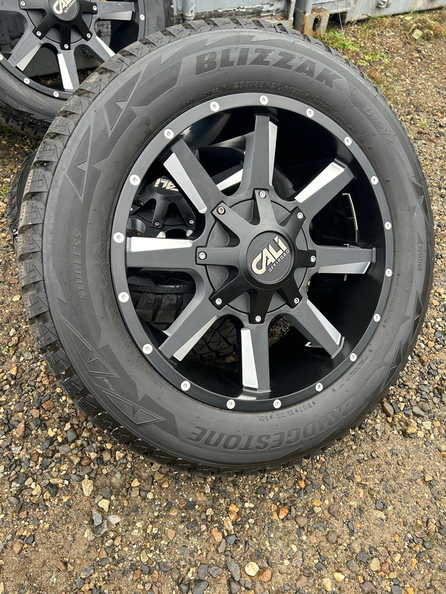 20”Cali Wheels & Blizzaks As New in Tires & Rims in Vernon